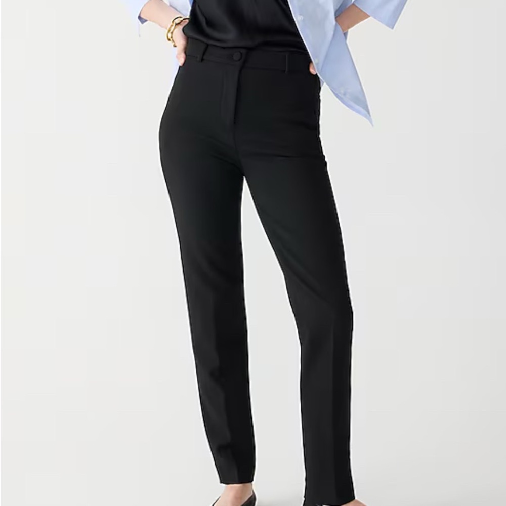 J. Crew High-rise Cameron Slim Ankle pant in four-season stretch in Navy Size 6P